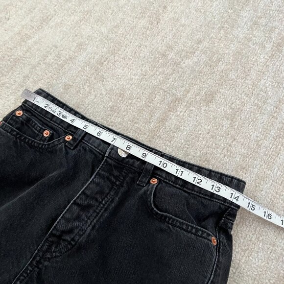 MNG Mango Havana Straight Leg High Rise Crop Distressed Jeans 4 - Picture 8 of 12